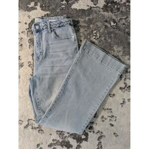 Judy Blue Women‎ Jeans 11/30 Wide Leg Fit Light Wash 90s High Rise Stretch